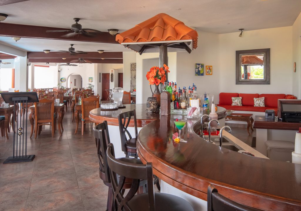 Bar restaurant area