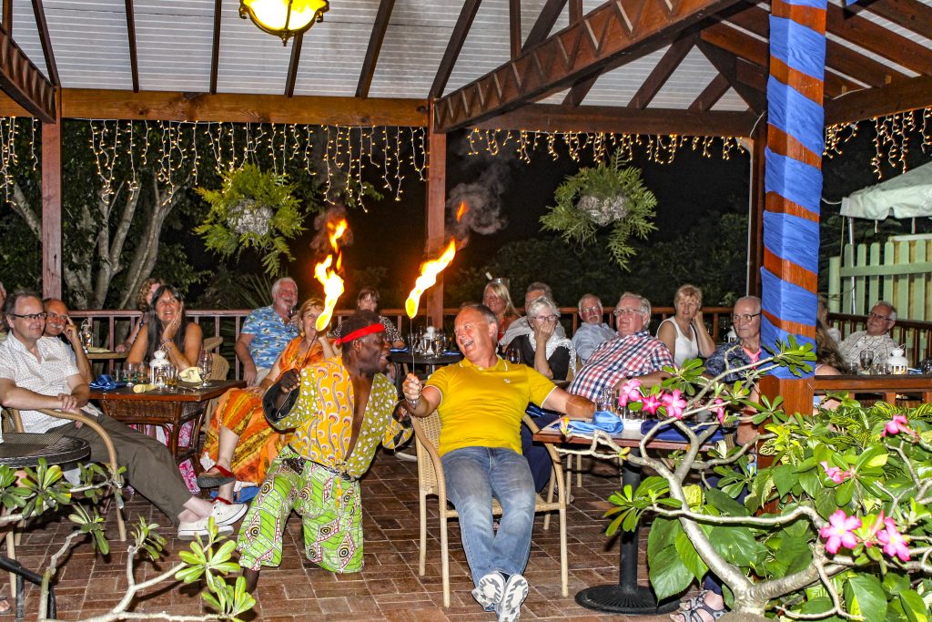 Fire Dancer in audience