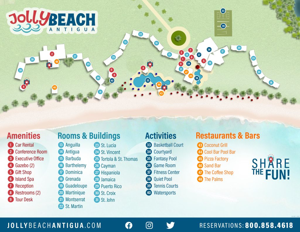 Jolly Beach Map