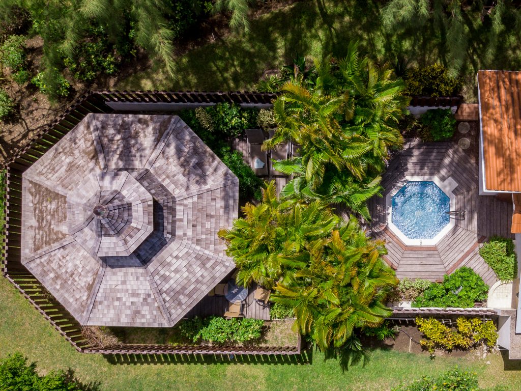Spa Garden Ariel View