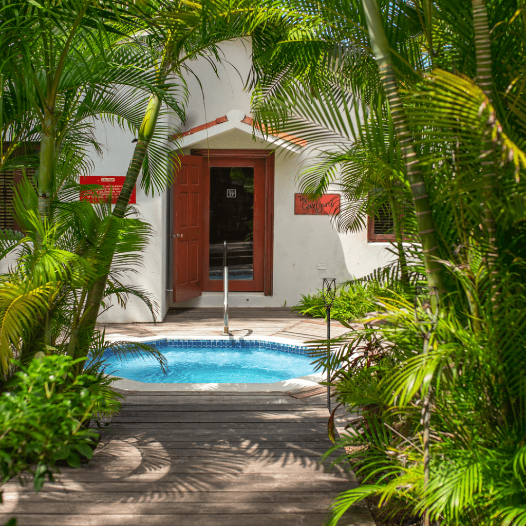 Spa entrance