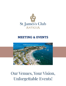 St James's Club Events Guide Cover